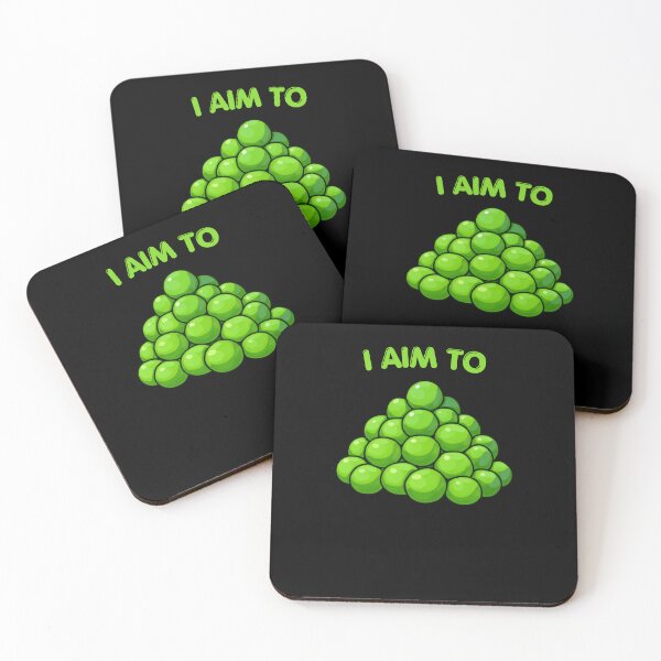 Item preview, I Aim to Peas designed and sold by SquatchPrintsCo.