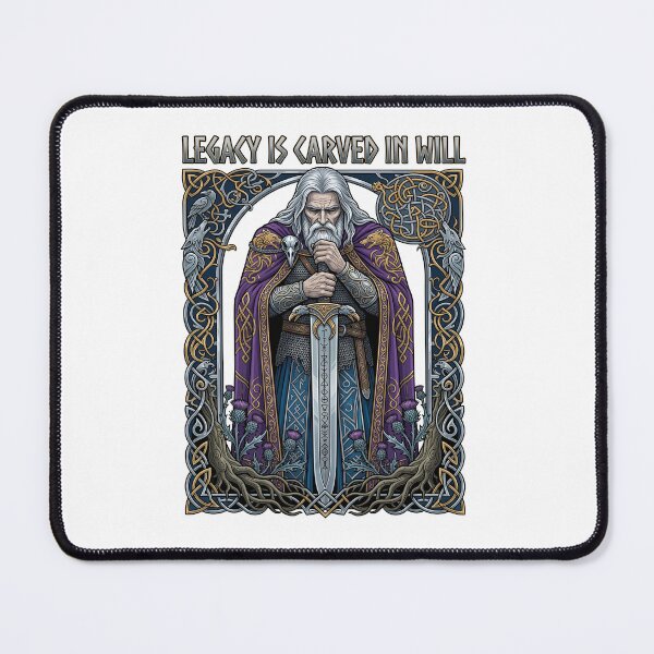 Item preview, Legacy Is Carved In Will Celtic Warrior King designed and sold by TeeARTHY.