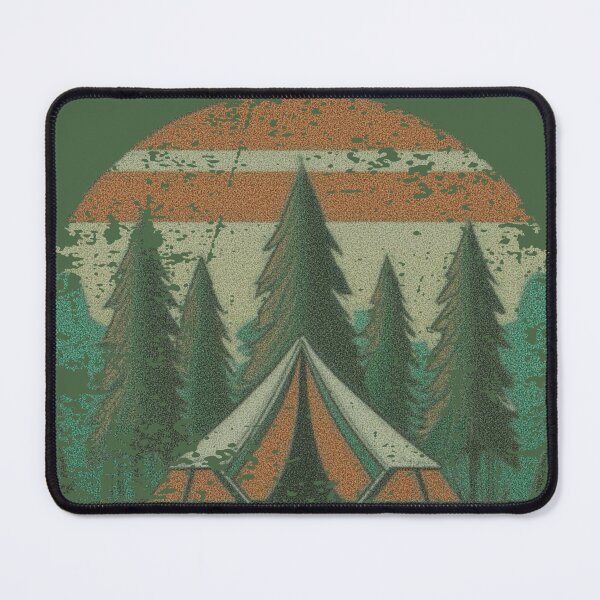 Item preview, Aged Worn Camping Wilderness Hiking Nature Outdoors Tent life r designed and sold by BlueLineLAX.