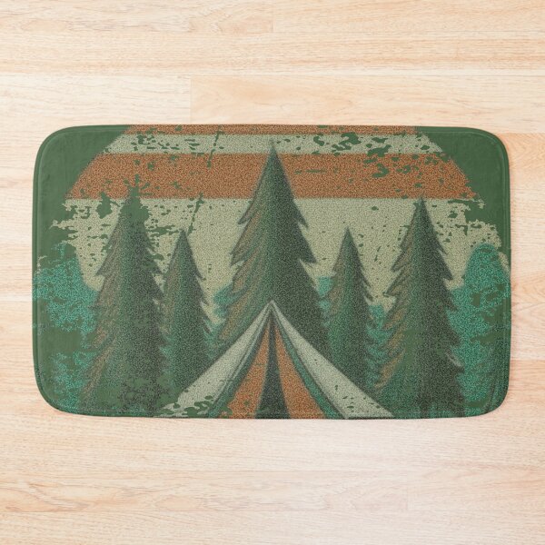 Item preview, Aged Worn Camping Wilderness Hiking Nature Outdoors Tent life r designed and sold by BlueLineLAX.