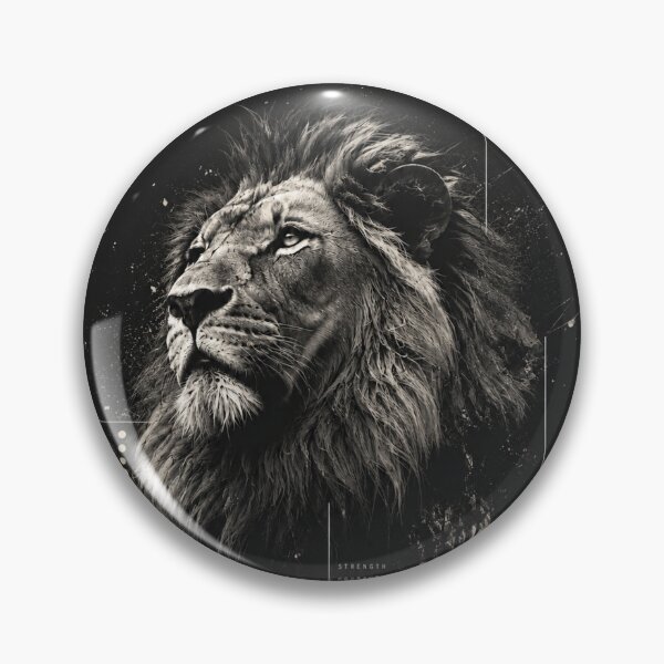 Item preview, Lion Portrait | Minimal Animal Art designed and sold by LeonixPrint.