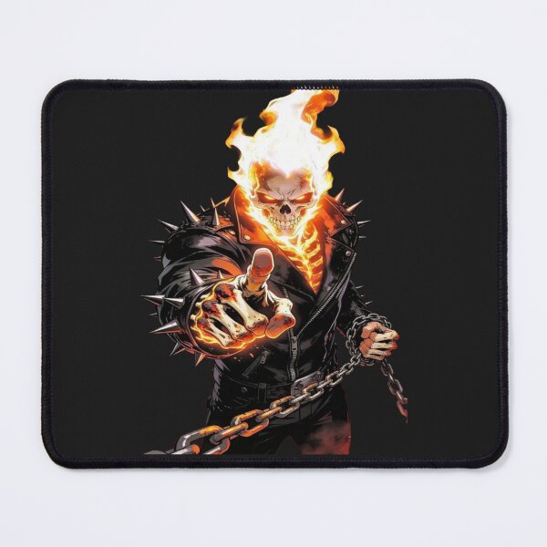 Item preview, Supernatural Avenger on Fire - Flaming Skull, Chain and Demons (Dark Comic Book Style) designed and sold by RAYBIL.