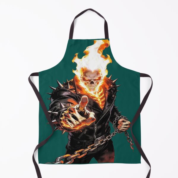 Item preview, Supernatural Avenger on Fire - Flaming Skull, Chain and Demons (Dark Comic Book Style) designed and sold by RAYBIL.