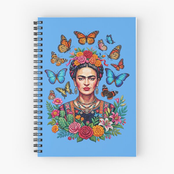 Item preview, Frida Kahlo Butterfly Floral designed and sold by TeeARTHY.