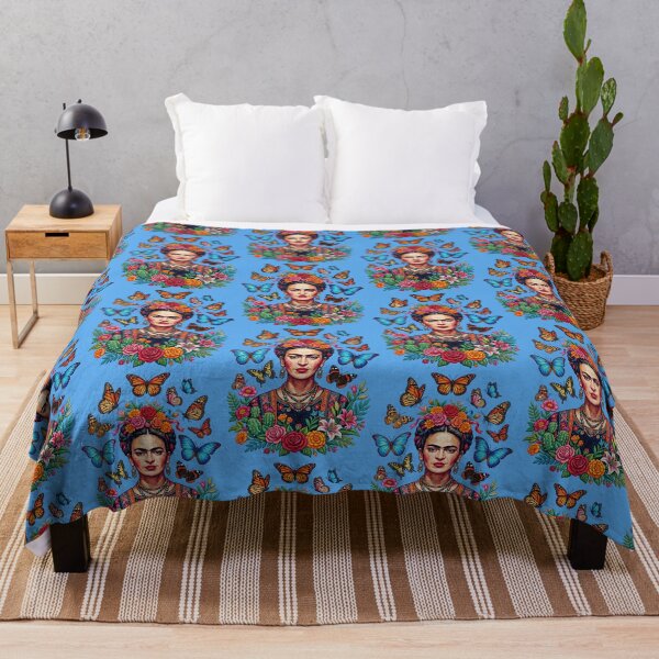 Item preview, Frida Kahlo Butterfly Floral designed and sold by TeeARTHY.