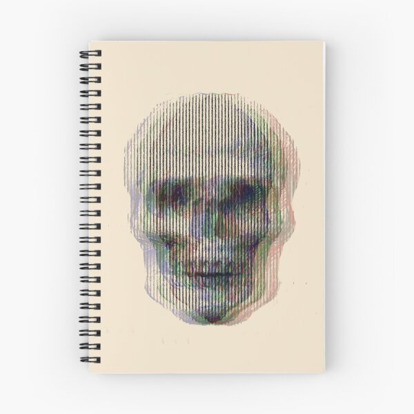 Item preview, Glitch Skull with Vertical Scanlines | Digital Human Distortions designed and sold by MikZviagin.
