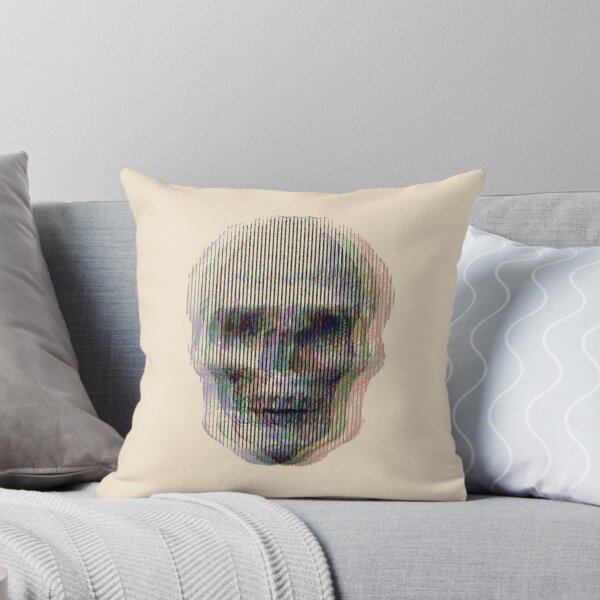 Item preview, Glitch Skull with Vertical Scanlines | Digital Human Distortions designed and sold by MikZviagin.