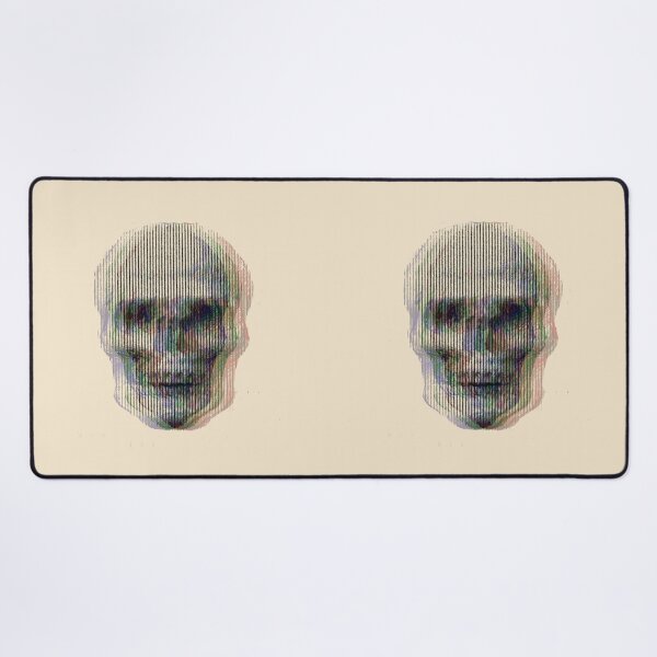 Item preview, Glitch Skull with Vertical Scanlines | Digital Human Distortions designed and sold by MikZviagin.