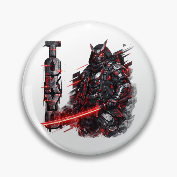 Item preview, Başlık: Cyber Samurai Tokyo Aesthetic Mecha Streetwear designed and sold by Samael&.