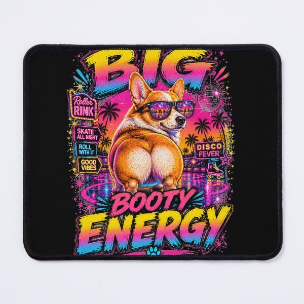 Item preview, Big Booty Energy Corgi designed and sold by ShoponBarkAve.