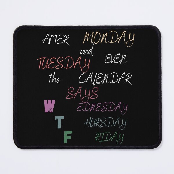 Item preview, Even The Calendar Says WTF Funny Office Humor designed and sold by ZetkArt.
