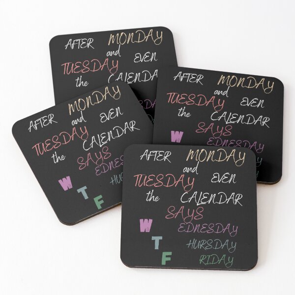 Item preview, Even The Calendar Says WTF Funny Office Humor  designed and sold by ZetkArt.