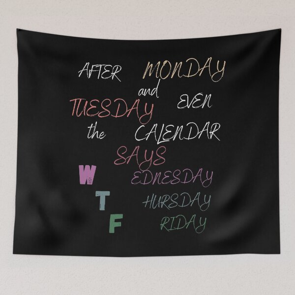 Item preview, Even The Calendar Says WTF Funny Office Humor  designed and sold by ZetkArt.