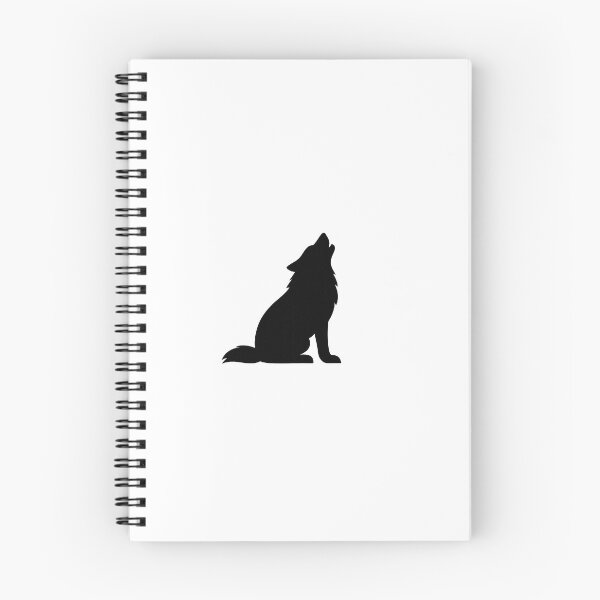 Item preview, Minimalist Howling Wolf Silhouette designed and sold by Le Grand Requin.