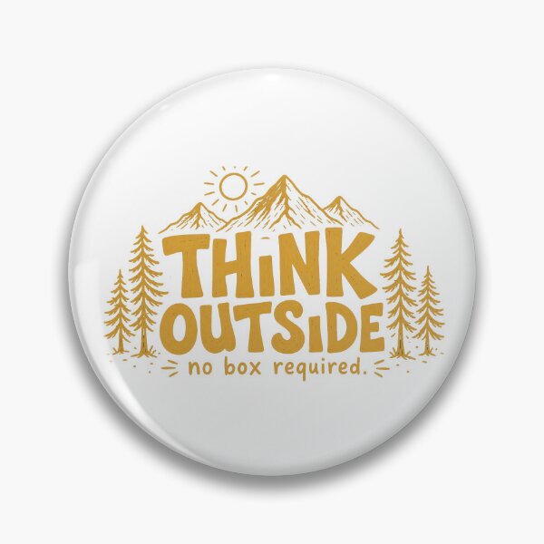 Item preview, Think Outside, No Box Required designed and sold by GrooveAndGlow.