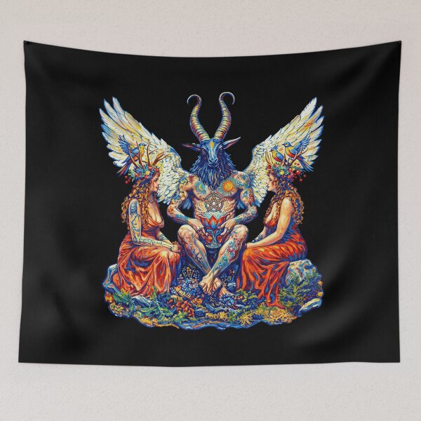 Item preview, Baphomet Mythical Demon Gothic Occult designed and sold by TeeARTHY.