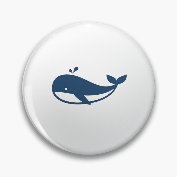 Item preview, Minimalist Geometric Whale Icon designed and sold by Le Grand Requin.