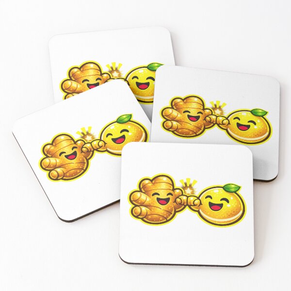 Item preview, Ginger and Lemon Head Fist‑Bump Duo designed and sold by peteys71.