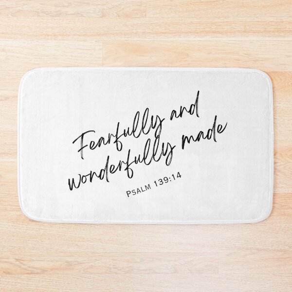 Item preview, "Fearfully and wonderfully made" — Psalm 139:14. designed and sold by MainEventMedia.