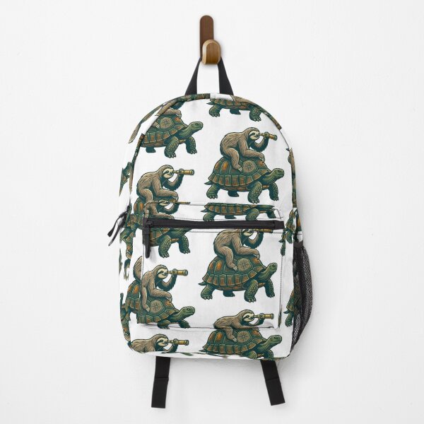 Item preview, Sloth Riding Tortoise Funny Slow Animal Meme designed and sold by TeeARTHY.
