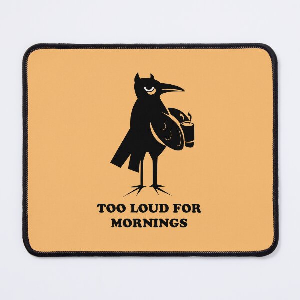 Item preview, Gothic rock - a crow drinking coffee designed and sold by beboplab.