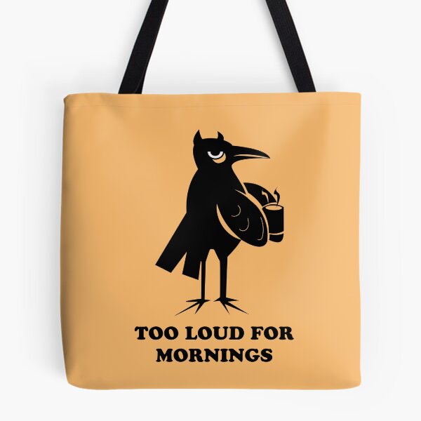 Item preview, Gothic rock - a crow drinking coffee designed and sold by beboplab.