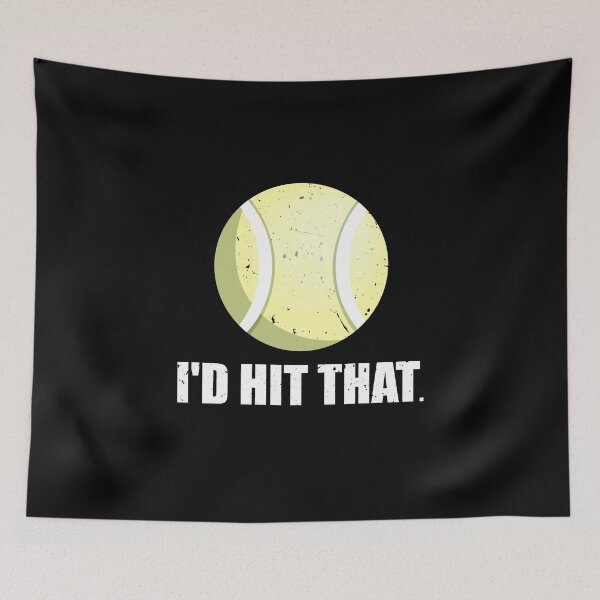 Item preview, Pelota de tenis con la que la golpearía | Eventos deportivos designed and sold by JFFStore.