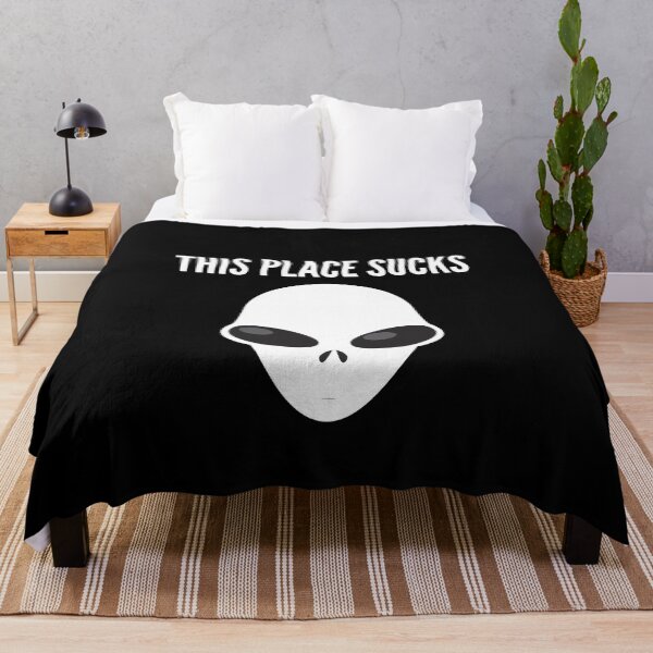 Item preview, This Place Sucks Alien Head | Aliens Lazy Halloween Costume designed and sold by JFFStore.
