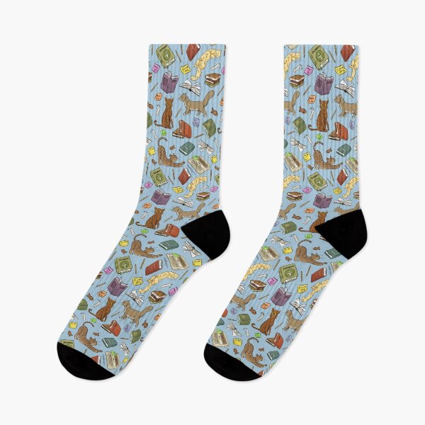 Item preview, Cat Bookstore Pattern designed and sold by Toon  Toggs.