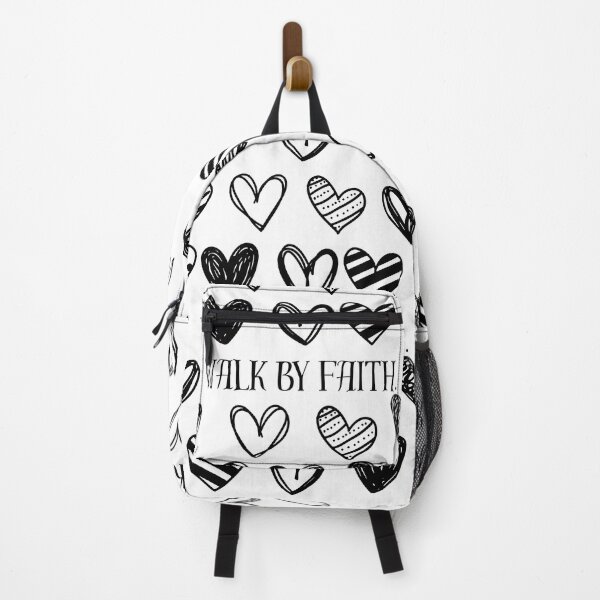 Item preview, Walk by Faith - Cute Christian Hearts Aesthetic designed and sold by PCollective26.