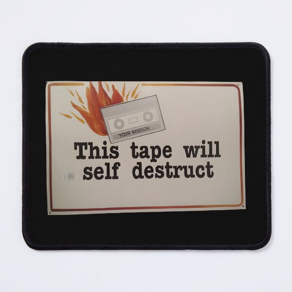 Item preview, This Tape Will Self Destruct Retro Cassette designed and sold by dragonmotor7.