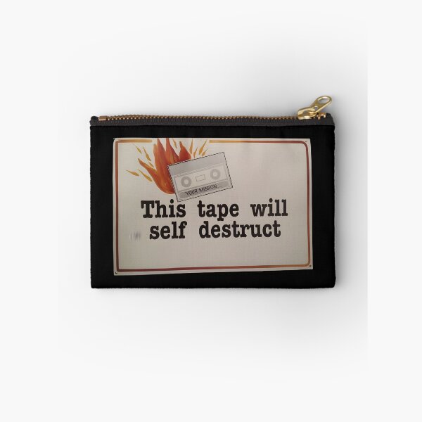 Item preview, This Tape Will Self Destruct Retro Cassette designed and sold by dragonmotor7.