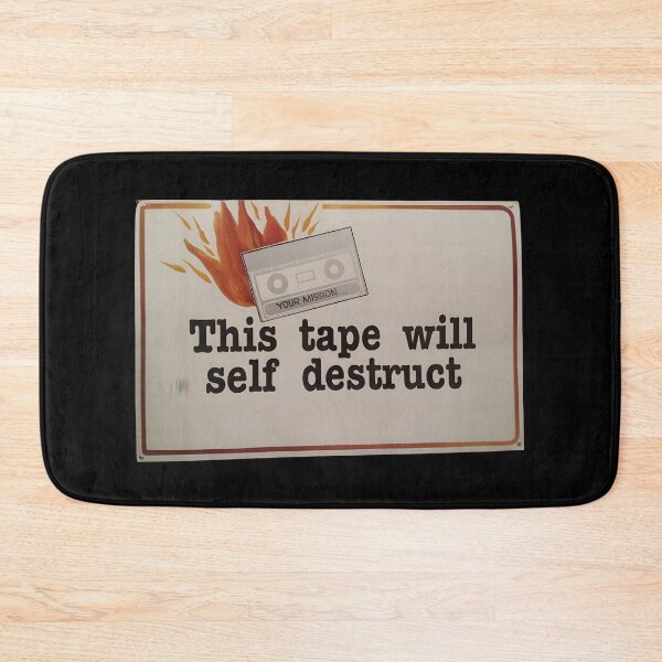 Item preview, This Tape Will Self Destruct Retro Cassette designed and sold by dragonmotor7.