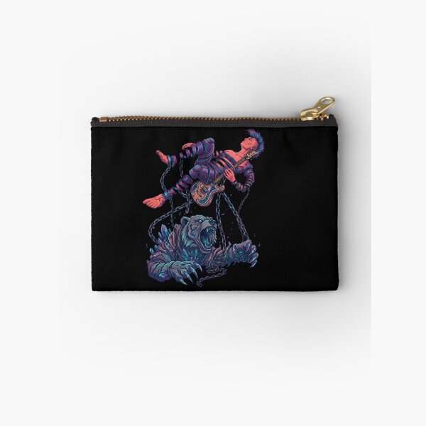 Item preview, Cyberpunk Guitarist Chained Crystal Bear Heavy Metal designed and sold by TeeARTHY.