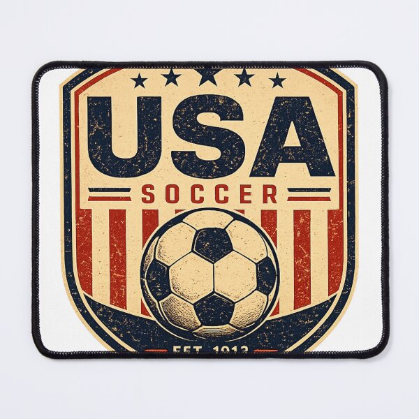 Item preview, USA Soccer Retro Classic T-Shirt designed and sold by goodVibeLab.