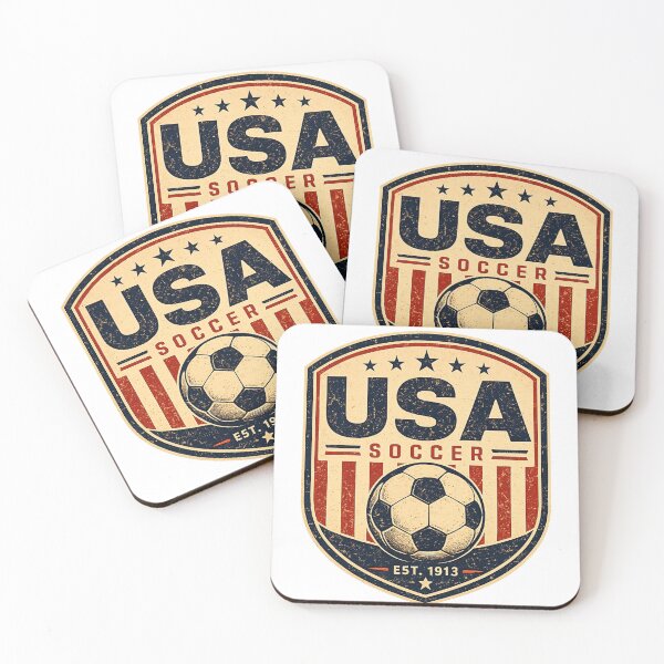 Item preview, USA Soccer Retro Classic T-Shirt designed and sold by goodVibeLab.