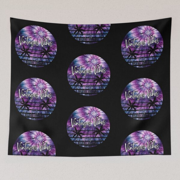 Item preview, Vintage Vibes Cosmic Sunset Palm Trees designed and sold by Vintages Vibes.