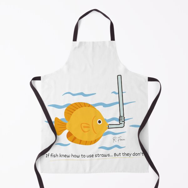Item preview, fish with a straw designed and sold by DiFraia Studio.