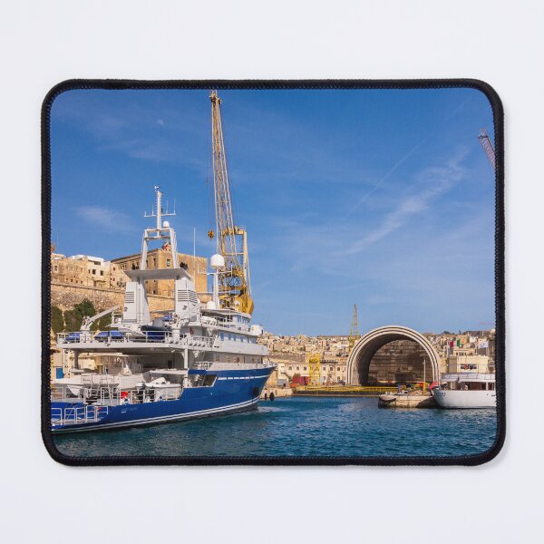 Item preview, Luxury Yachts in Grand Harbour Repair Dock designed and sold by Kasia Design.