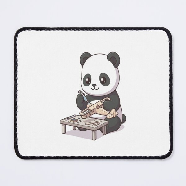 Item preview, Cute Panda Building Model Airplane designed and sold by Ella_Sketch.
