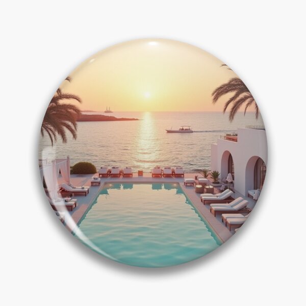 Item preview, Travel Mediterranean Luxury Ibiza White Party Luxury Sunset Resort designed and sold by piketo.
