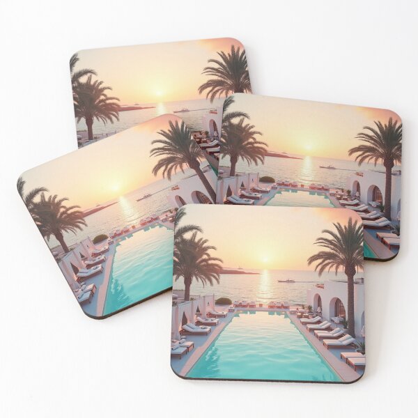 Item preview, Travel Mediterranean Luxury Ibiza White Party Luxury Sunset Resort designed and sold by piketo.