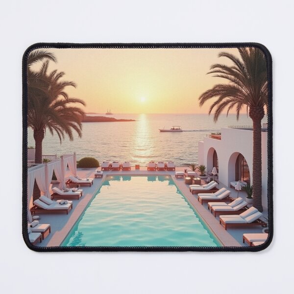 Item preview, Travel Mediterranean Luxury Ibiza White Party Luxury Sunset Resort designed and sold by piketo.