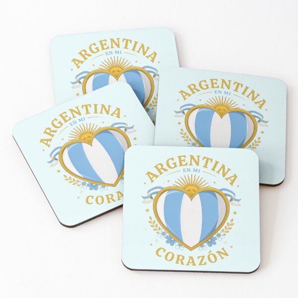 Item preview, Argentina en Mi Corazón Patriotic Heart designed and sold by Nzgiftsandmore.
