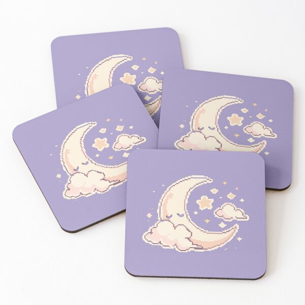 Item preview, Sleepy moon face  designed and sold by NijiWorld.