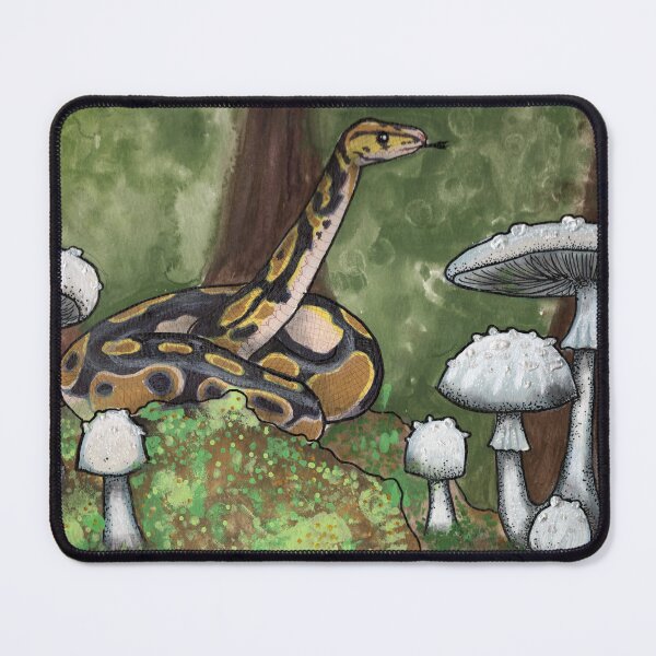 Item preview, Ball Python and Amanita Echinocephala designed and sold by ShandraJade.