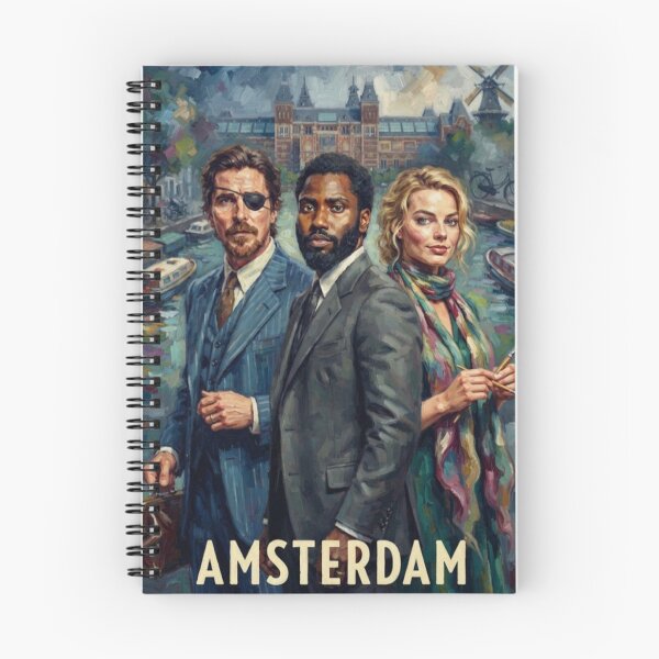 Item preview, Amsterdam Retro Period Crime Comedy Movie Tribute Art Poster designed and sold by Art's Diner.