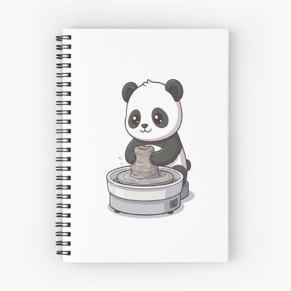 Item preview, Cute Panda Making Clay Pottery designed and sold by Ella_Sketch.