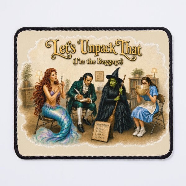 Item preview, Let's Unpack That (I'm the Baggage) - a Broadway Mashup designed and sold by Lyric Vault - Rock on.