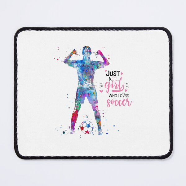 Item preview, Soccer Player Girl designed and sold by Rosaliartbook.